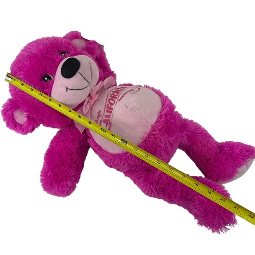 Vtg 2000 Disney California Adventure Park Pink 23" Lovely Teddy Bear Plush Toy - Picture 4 of 16