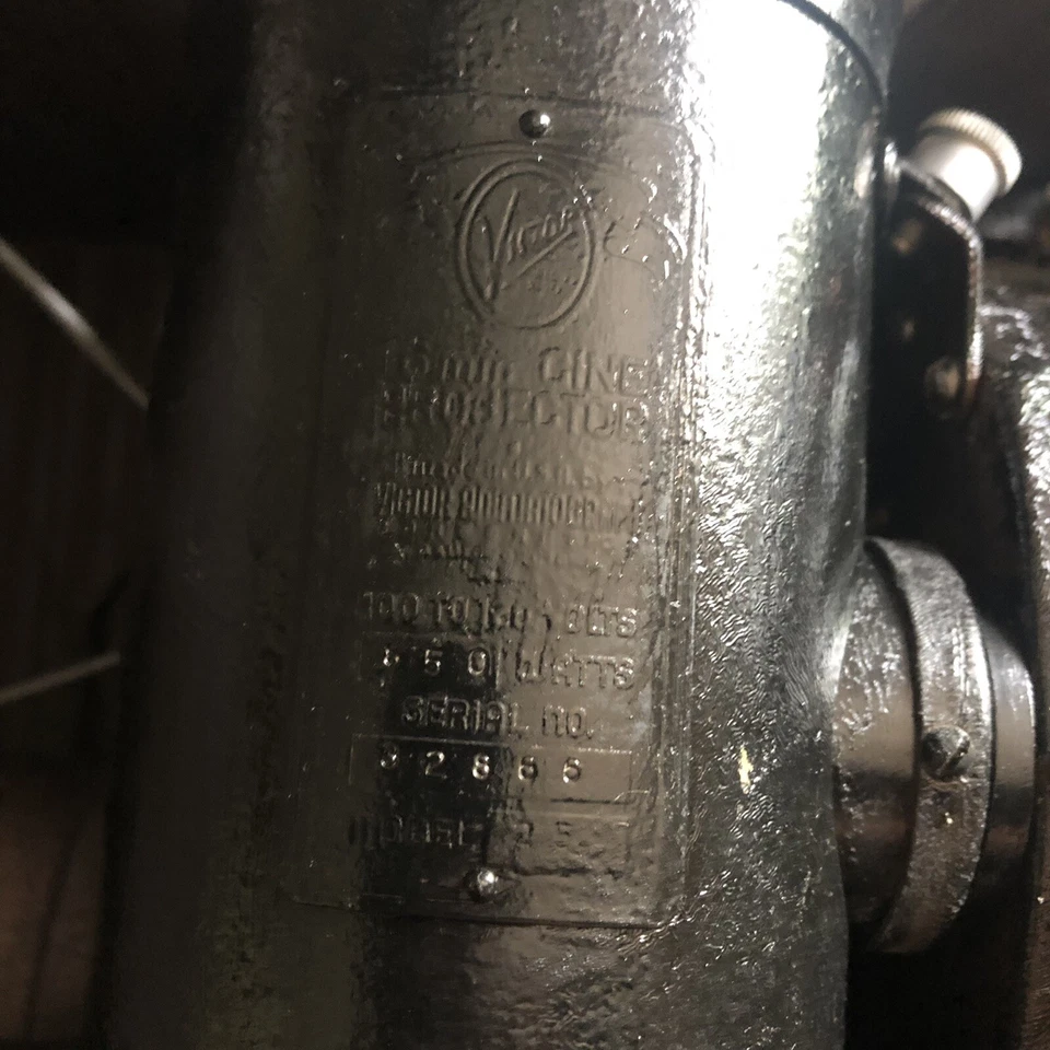 Proyector Victor Animatógrafo 16mm De Colección 10 No Funciona Para Piezas AM Foto 3 de 4