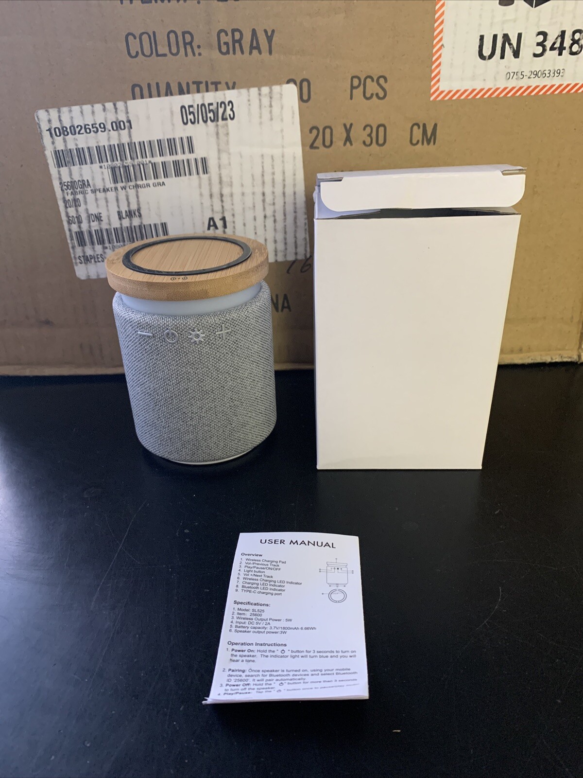 Wireless Charger Stand  And Speaker-image