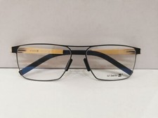 IC! Berlin  Jana M Gun Sun Gold Brille Glasses Eyeglasses Frames Size 57-16-145