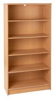 Regal BüCherregal Standregal Wohnzimmerregal Aktenregal BüRoregal 5 FäCher Buche