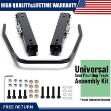 Seat Slider Universal For NRG Sparco Seat Mounting Track Assembly Mounting Rail