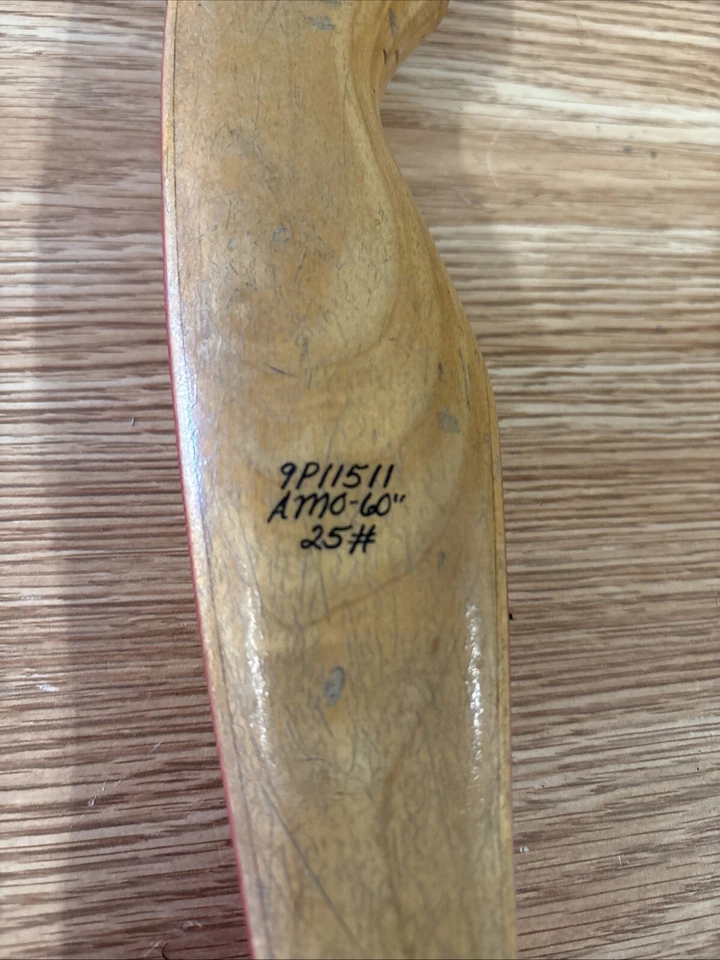 Bear Glass Powered cub Bow 60” Right Or Left HandArchery Vintage Red. - Image 2 of 4