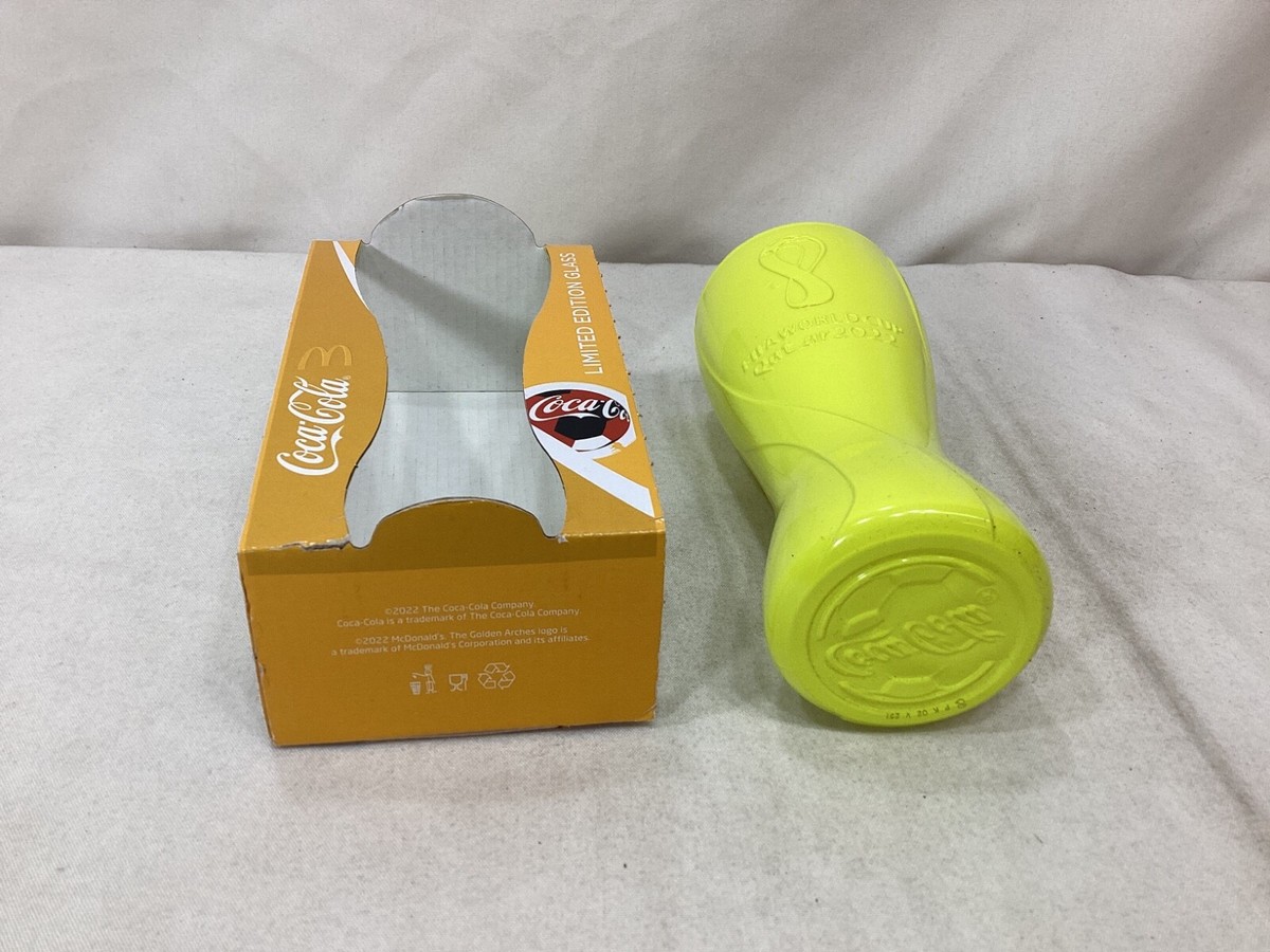 2022 FIFA Qatar World Cup Soccer McDonald's Glass Promotional Give