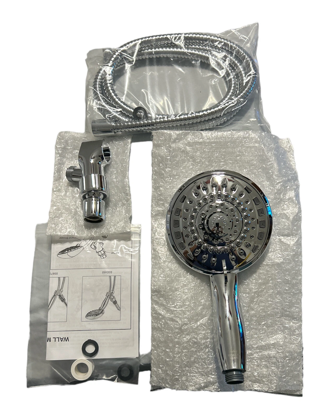 Karlesi Detachable Handheld Shower Head High pressure 5 Functions 4.7 ft Hose