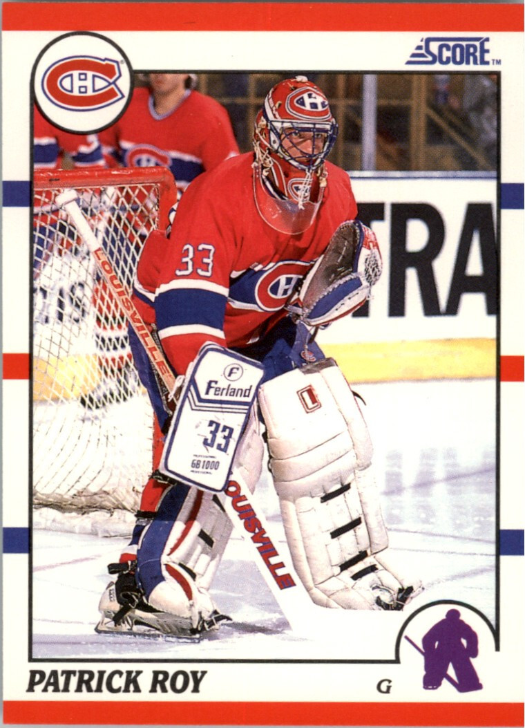 1990-91 Score Patrick Roy Montreal Canadiens Avalanche #10 NHL HOF