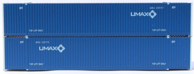 JTC N 53' High Cube Corrugated Side Containers UMAX UMXU pkg(2) 537010