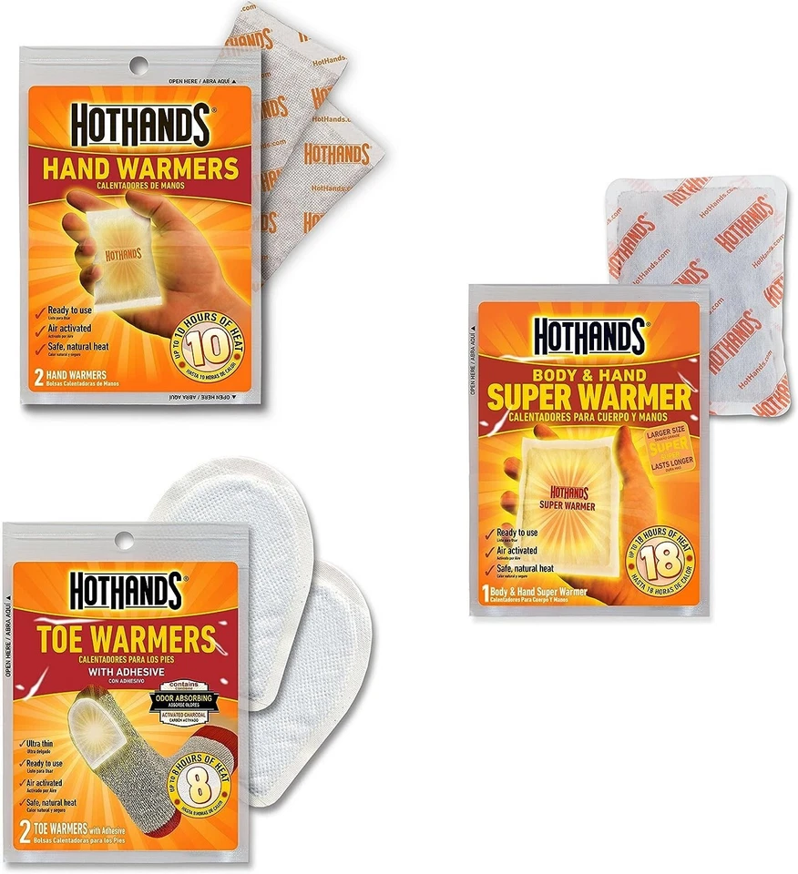 Hothands Variety Pack: Handwarmers, Body Warmers, & Toe Warmers, Up to 18 Hours - Image 2 of 4