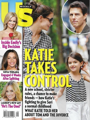 Us Weekly Magazine Katie Holmes Tom Cruise The Bachelorette Sofia Vergara 2012