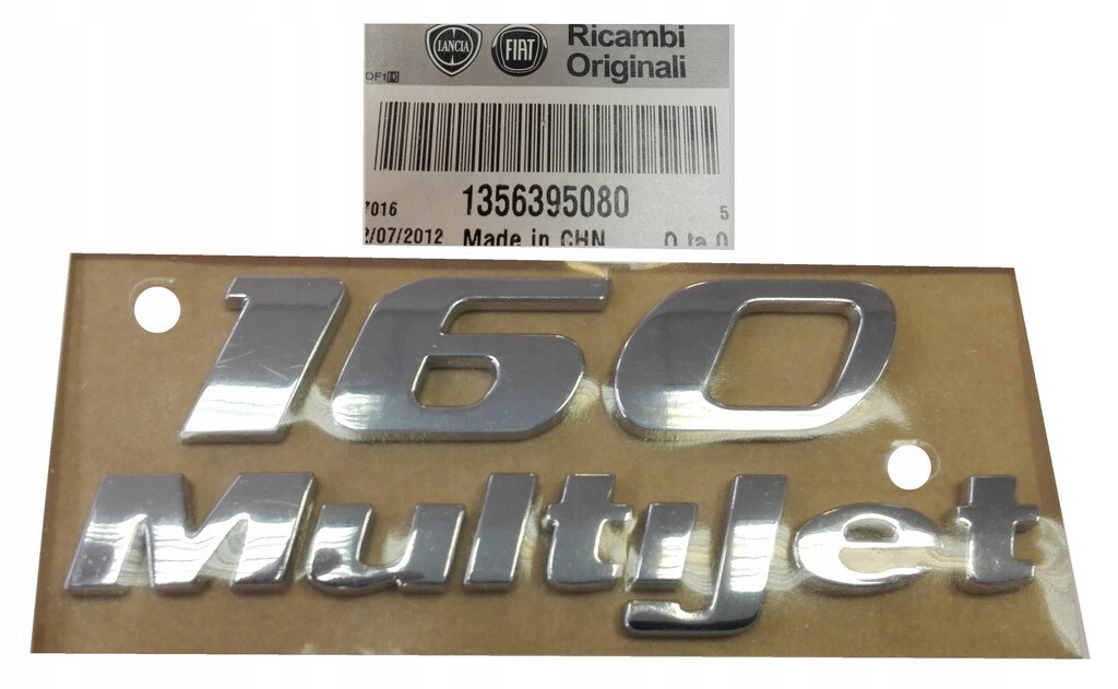 Emblème Original Fiat Inscription 160 Multijet Sur Le Côté Ducato 250