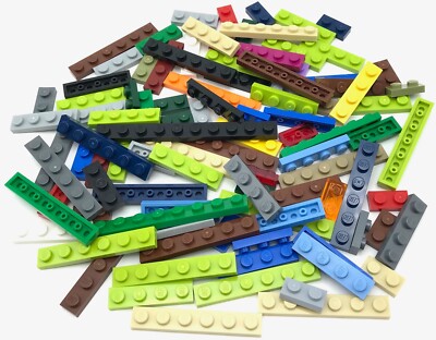 LEGO LOT OF NEW PLATES MIXED GREEN GREY TAN BLUE MORE