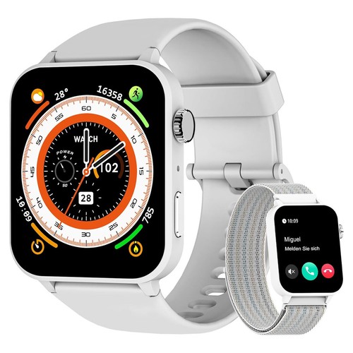 Blackview Smart Watch Fitness Tracker Bluetooth Call Heart Rate For Android iOS