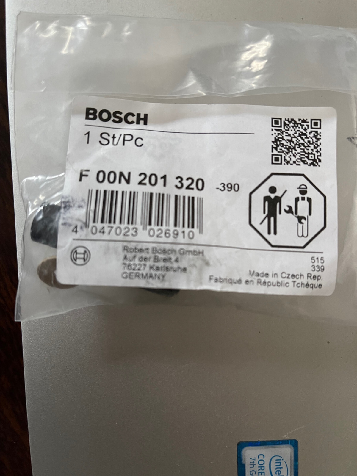 BOSCH F00N201320 FUEL PRESSURE OVERFLOW VALVE ,F01M102132 