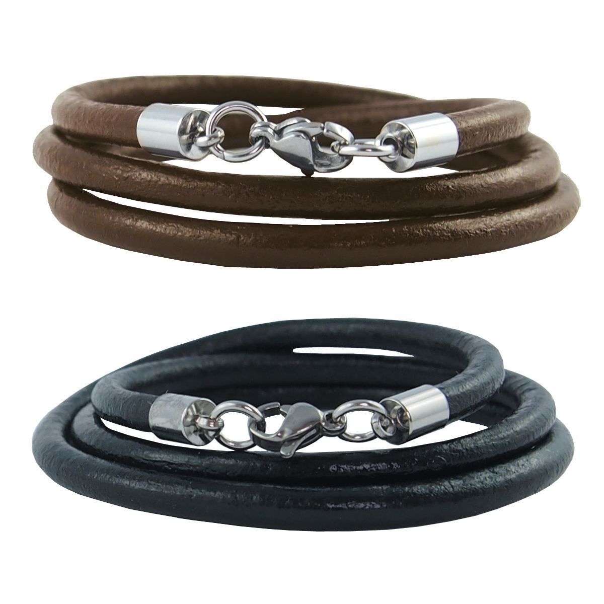 Anelli Fallici Regolabili Collana In Pelle Nera Regolabile Con - Foto 8