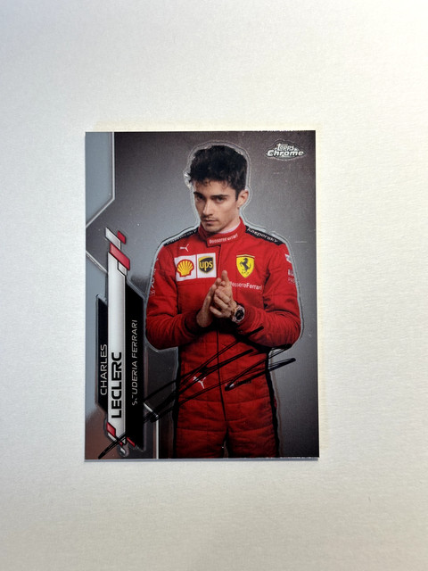 Charles Leclerc 2020 Topps Chrome Formula 1 Autographs