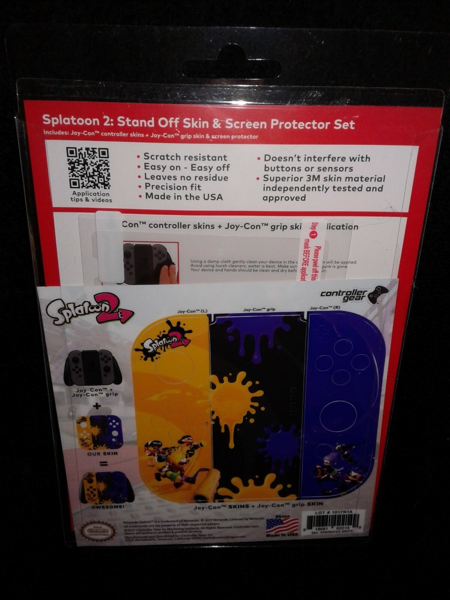 Nintendo Switch Skin & Screen Protector Set Officially
