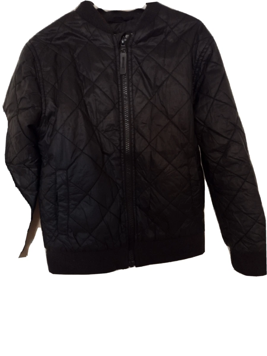 Boys black hotsell quilted jacket