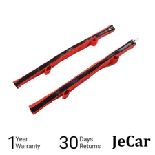 2X Red Strength Car Door Limit Rope Strap Bandage for Jeep Wrangler JK JL JT 07+