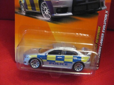 Matchbox Mitsubishi Lancer Evolution X Police Emergency Response