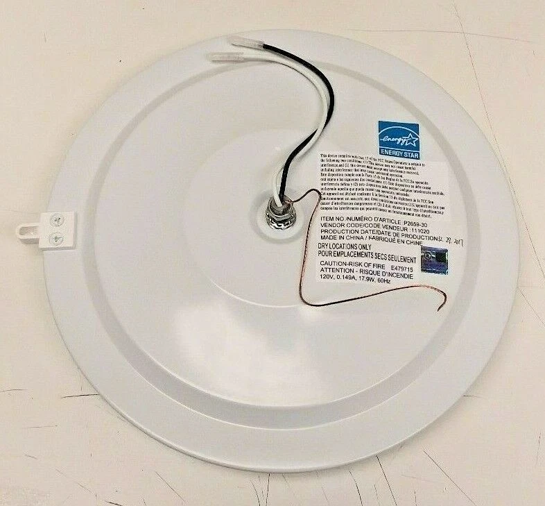 Progress Lighting Fan Light Kits Collection 1-Light White Ceiling Fan Light Kit - Image 4 of 4