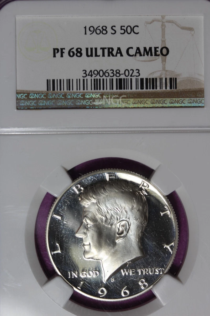 ケネディ銀貨　　　　NGC. PF 68 Proof NGC 1968 Kennedy US Half Dollars (1964-Now) for sale | eBay
