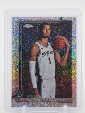 VICTOR WEMBANYAMA 2025-26 TOPPS CHROME SPECKLE IMAGE VARIATION SSP #22 Q7959