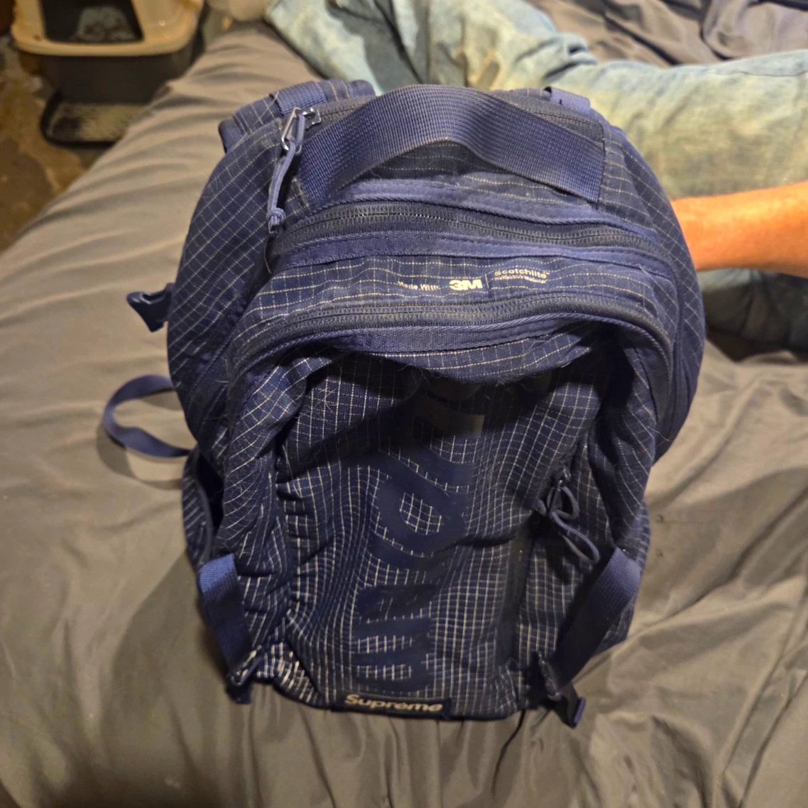 Supreme Backpack Blue Bags for Men for sale - eBay