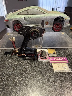 Vintage  HPI Sprint Porsche 911 Turbo 4wd Belt Drive Project ! Gool Rc