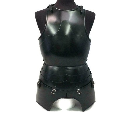 Medieval Blacked Body Armor Knight Wearable Cuirass Armor SCA LARP Costume