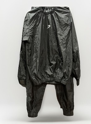 Box Raw Lineal Professional Sauna Suit Boxraw for Men Sweatsuit Set Large Black