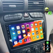 Autoradio Navi 2+32G Carplay Android 15 GPSF&uuml;r Mercedes C-Klasse W203 2000-2004