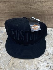 Harley Davidson Hat Logo Baseball Cap Black Blackout Strap Back Embroidered