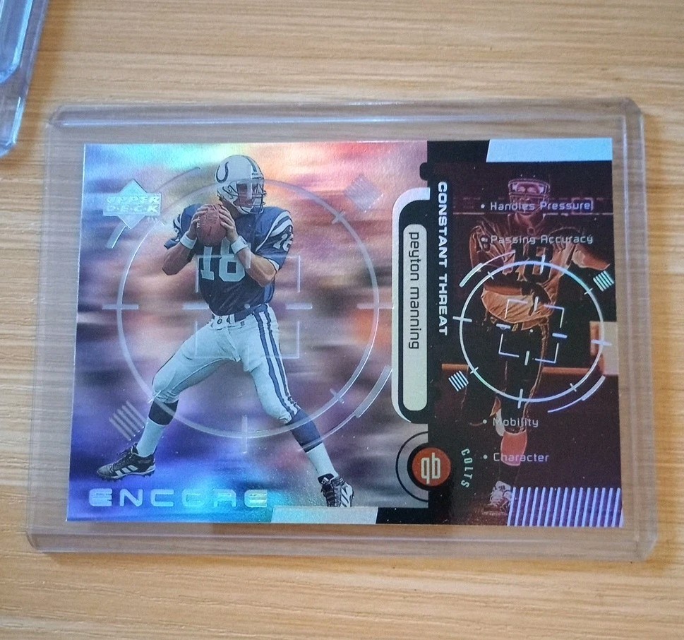 1998 Upper Deck Peyton Manning RC Rookie HOF Encore Constant Threat _ #CT2