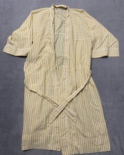 Vintage Christian Dior Monsieur Men s Robe One Size Cotton 90s Stripe Old Money