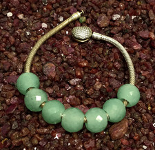 7 Pcs. Wonderful Green Aventurine Gemstone Big Hole Large Hole Beads 11mm Beads