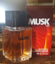 Avon Musk Fire 3.4oz Men's Eau de Cologne Spray  DISCONTINUED