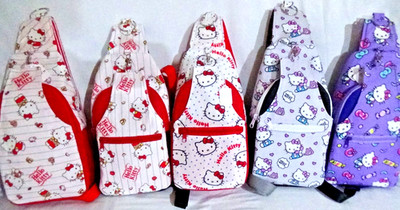 Handmade Retro Sling Bag Hello Kitty for Kids/ Adults 8prints/colors  PlsSpecify