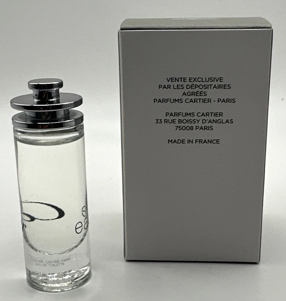 Cartier Eau De Cartier Eau De Toilette 5 ML 0,16 OZ Mini Raro Foto 3 de 4