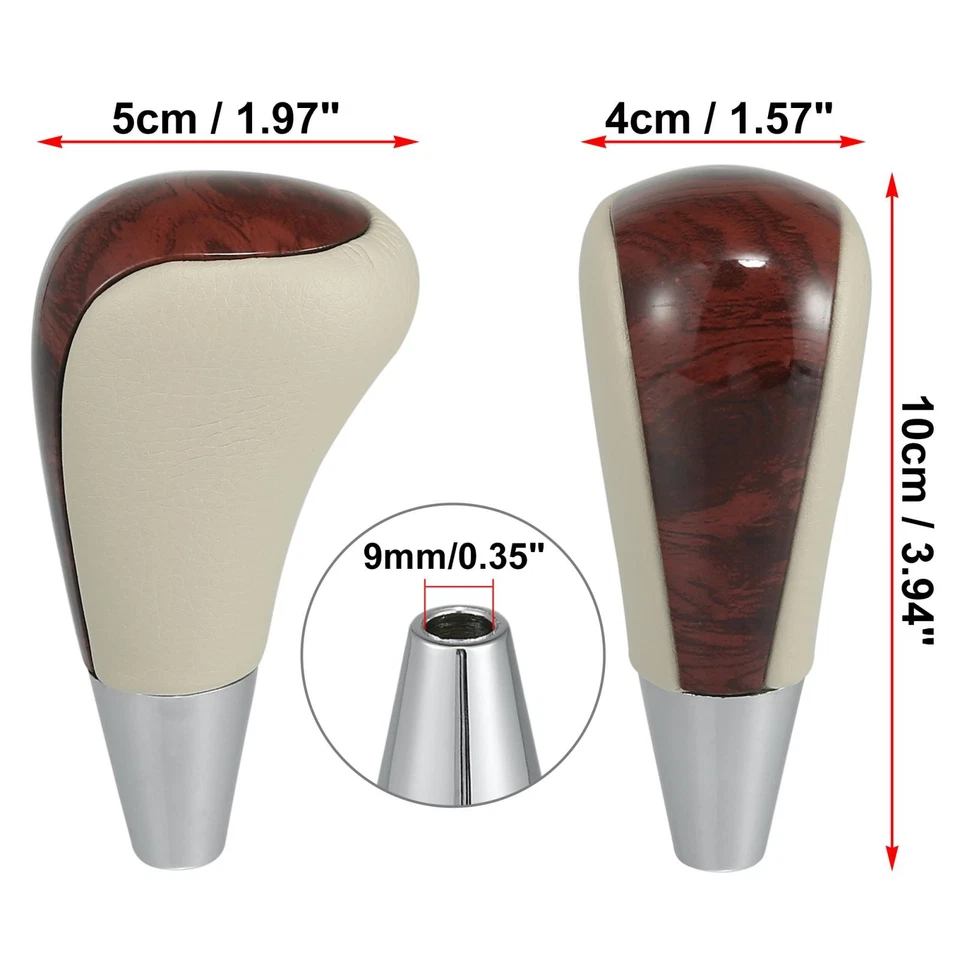 Wood Pattern Car Gear Shift Knob Gear Lever Shifter for Toyota for Lexus Beige - Image 3 of 4