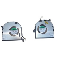 Pair of DELL XPS 15 9500 Precision 5550 CPU GPU cooling fan DJH35 09RK6 F2,3