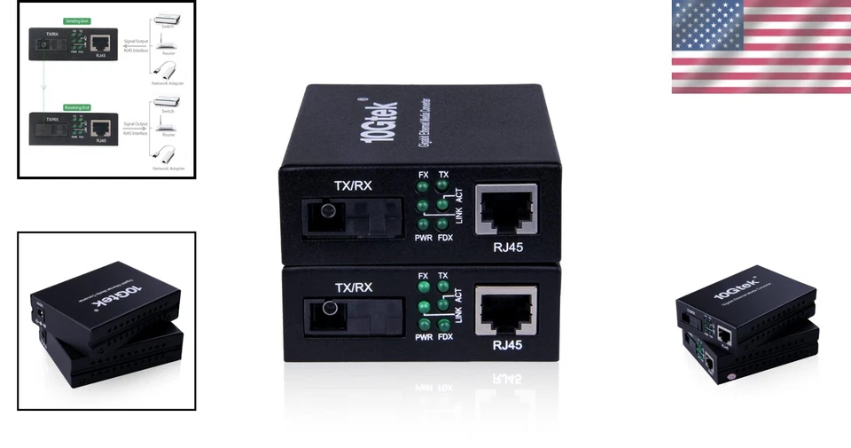 BiDi SFP LX Fiber Module, 1310/1550nm, SC Fiber Converter - Image 2 of 4