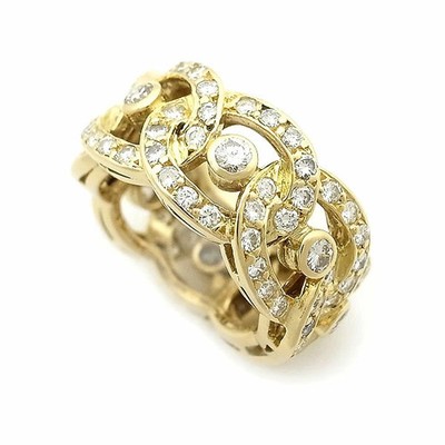 GARRARD One One Two Ring Diamond 750YG US#4-1/2~4-3/4 P0053452