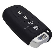 Remote Key Fob Cover for Hyundai Azera Elantra Equus Genesis 4 buttons black
