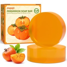 2 PCS Natural Persimmon Soap Bar for Body Odor Control Old People Smell