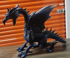 Pan Asian Creation Blue Fire Dragon w/Light Up Eyes Home Depot Halloween Works