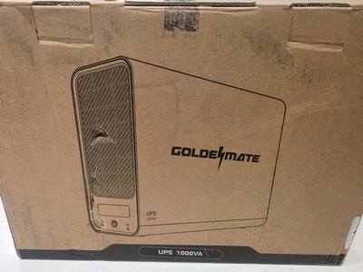 Goldenmate UPS 1000VA Pro/600W LiFePO4 White 153.6Wh 25.6V6Ah