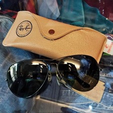 Vintage Bausch Lomb B L Black Frame Ray Ban SunGlasses Made In USA