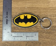 1989 BATMAN Movie Bat Enamel Keychain Gift Creations II Collectible