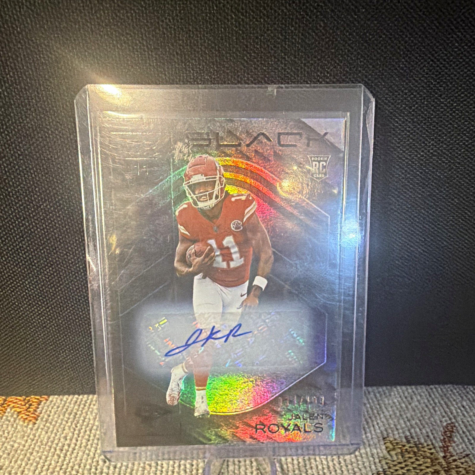Jalen Royals Panini Black #112 Autograph