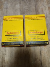 2 50 Feet Kodak Kodachrome 16mm Movie Film Magazines 1958 NOS